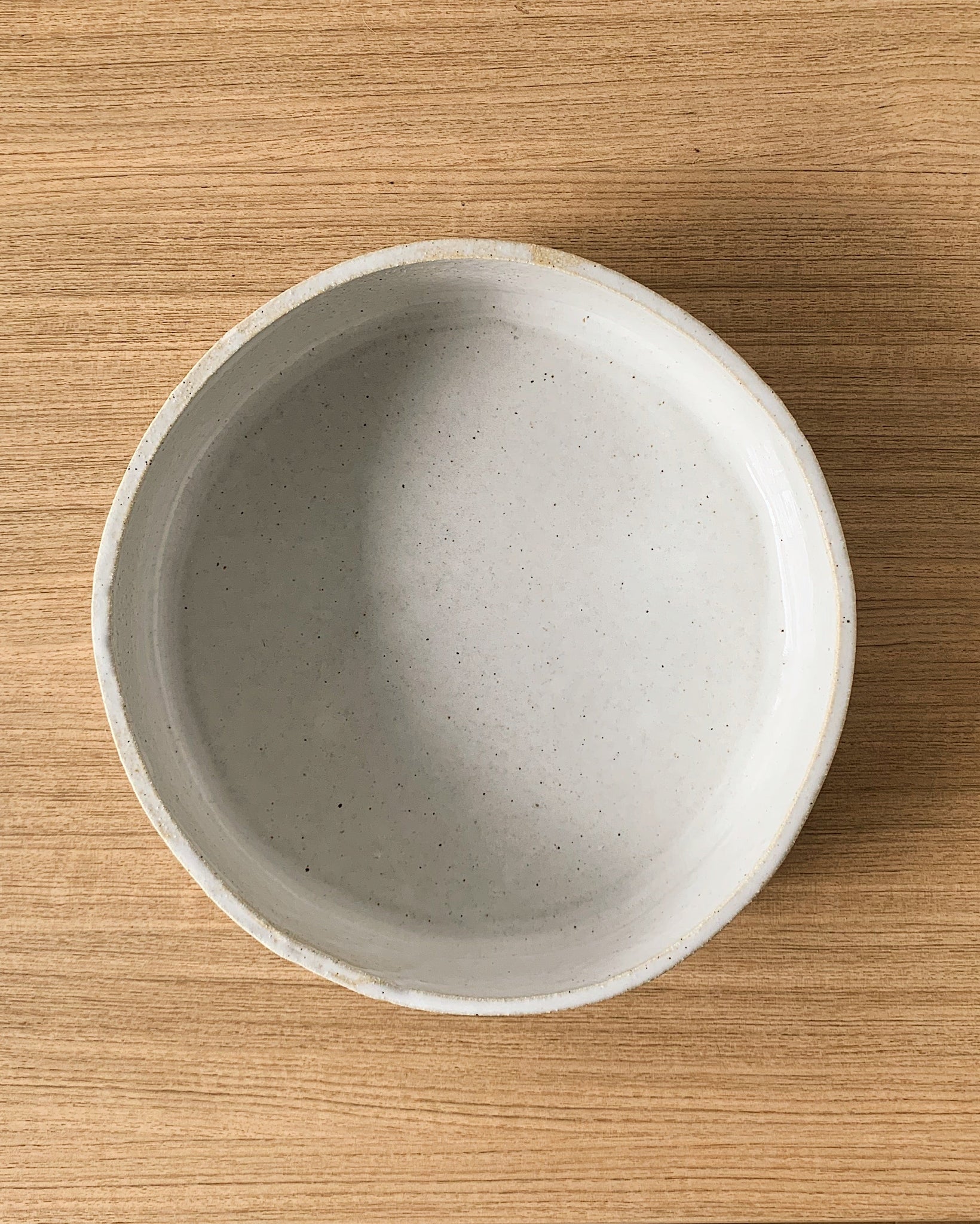 Jenn Johnston Ceramics white serveUP - stacking serving dish