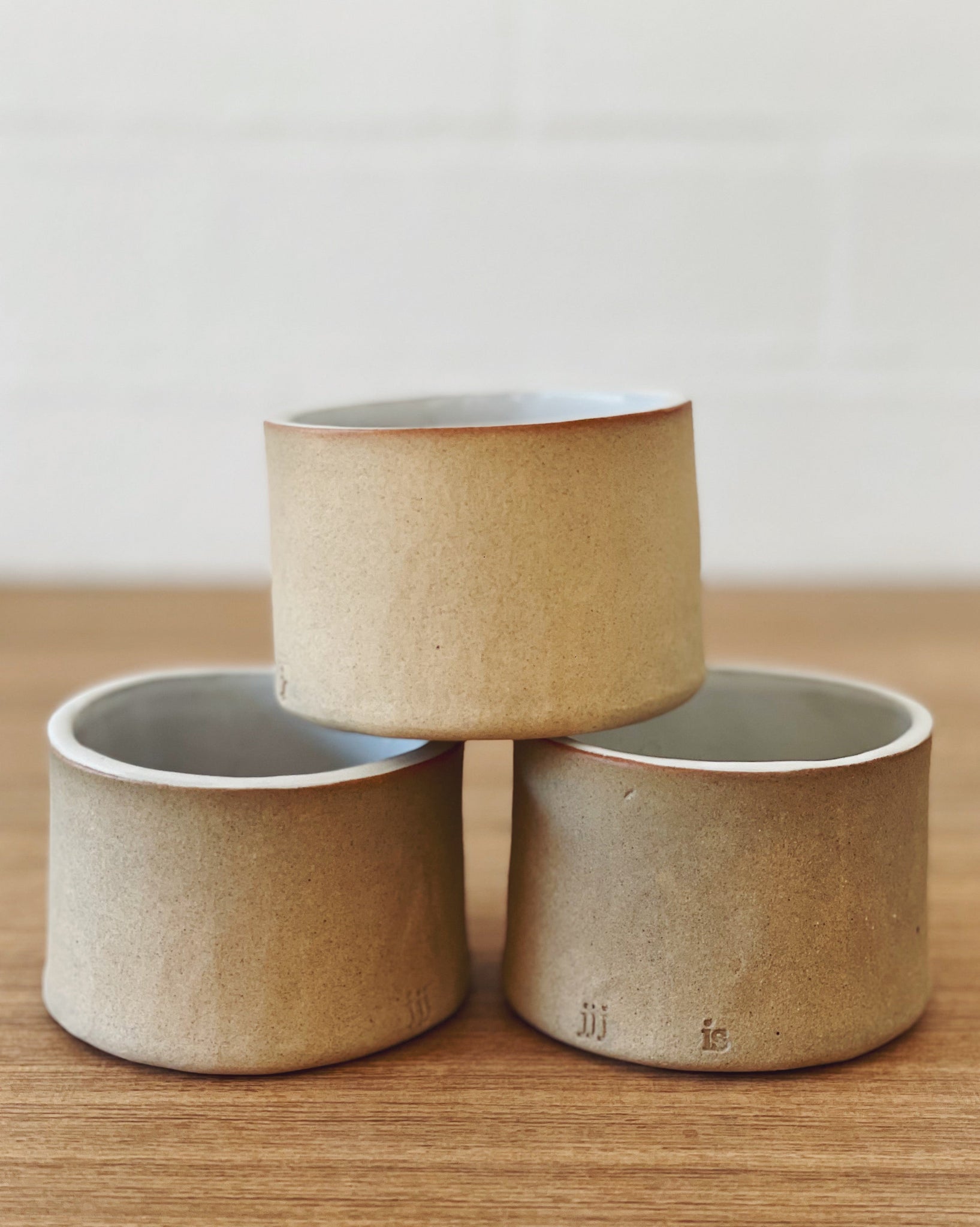 Jenn Johnston Ceramics sandstone snack pack